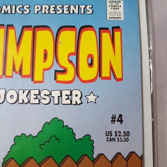 Vintage Simpsons Comic #4 - Picture 4 of 8